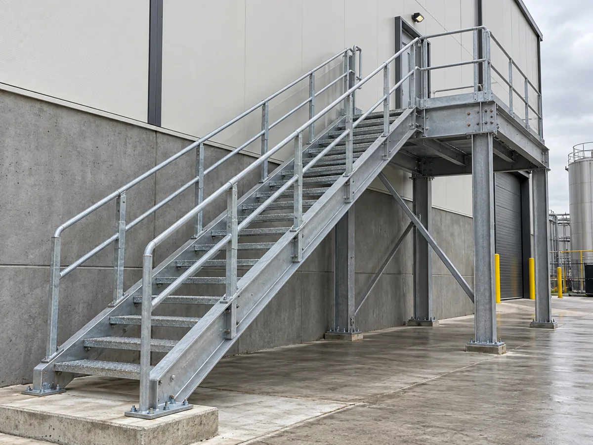 Illustrative steel fabrication — AI-generated design concept